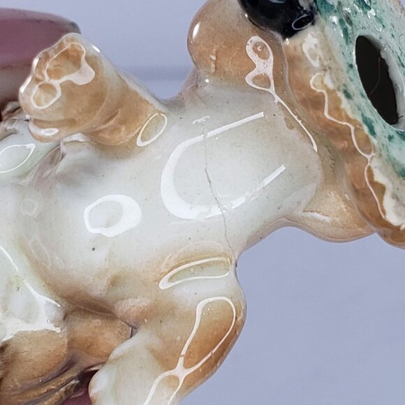 Vintage Lion Male With Whiskers Miniature Figurine Wild Animal *Repaired* - Picture 8 of 9